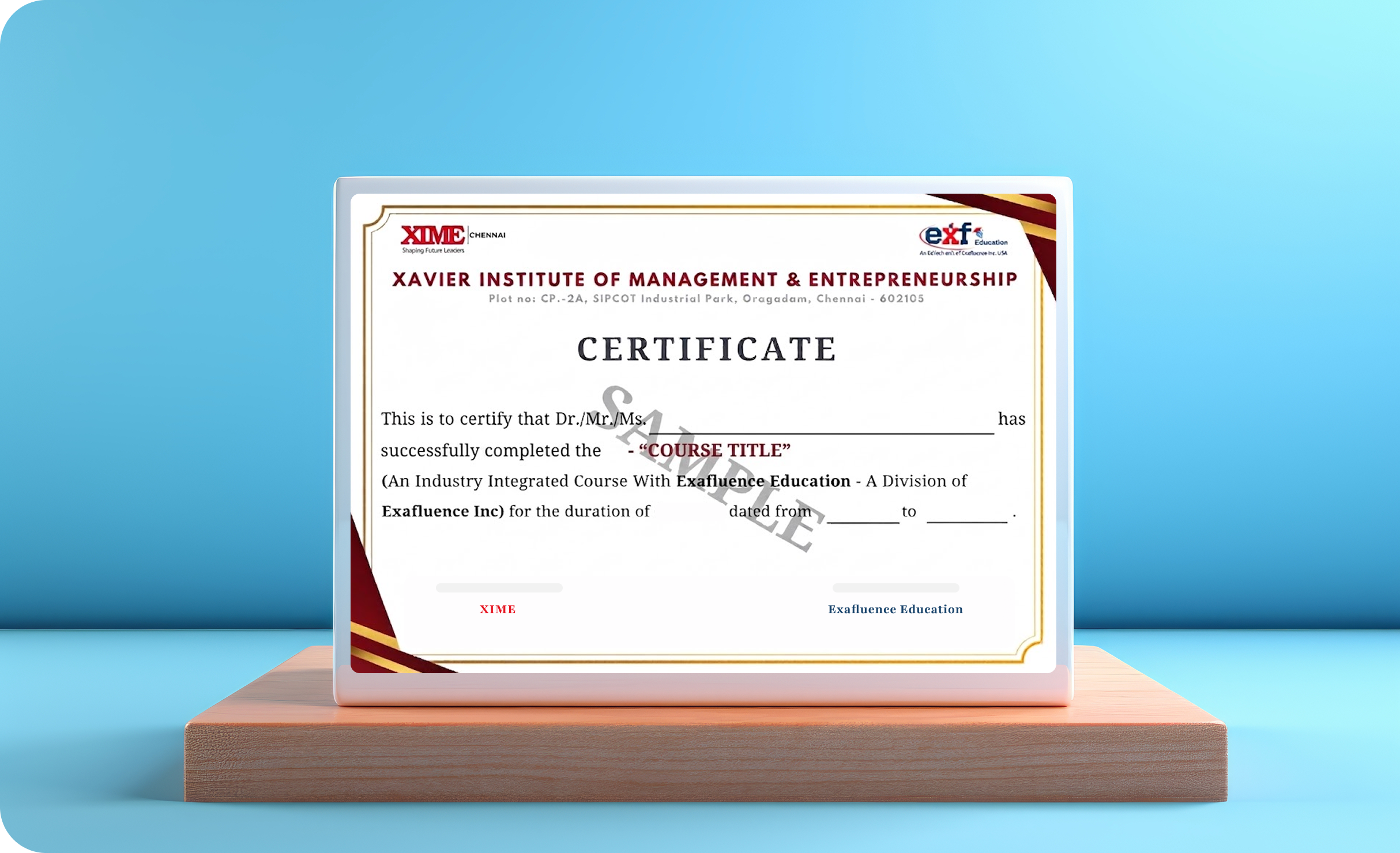 Certification
