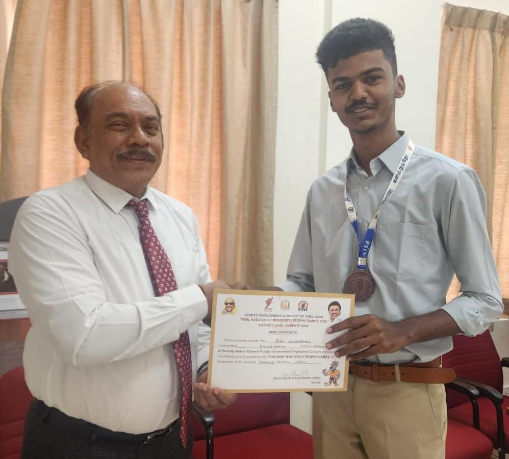 6th Place in the State Level Open Chess tournament