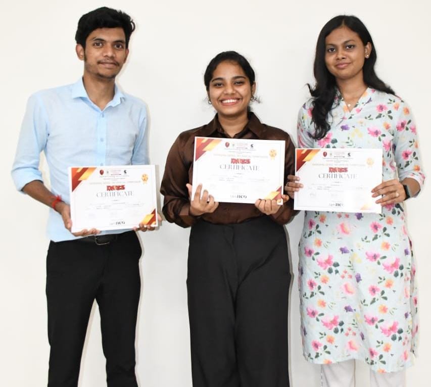 1st Place– Brain Sprint Competition, SRM Easwari
